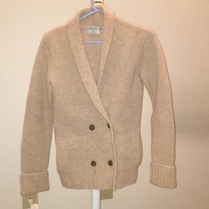 Double breasted 100% wool vintage sweater